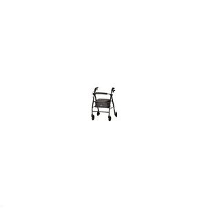VIBE 6S STEEL FRAME ROLLING WALKER - BLACK by Nova