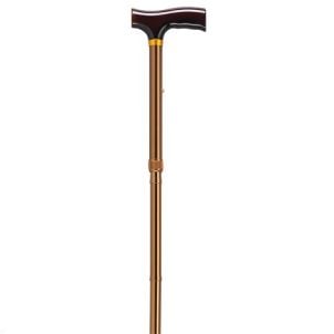 Drive Lightweight Adjustable Folding Cane with T Handle, Bronze
