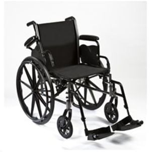 Silver Steel Reliance III Wheelchair - Roscoe Medical