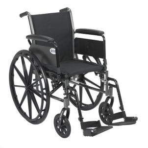 Cruiser III Light Weight Wheelchair Flip Back Full Arms k316dfa-sf