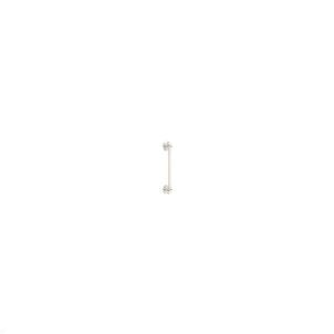 WALL GRAB BAR 12 INCH WHITE WALL GRAB BAR- 12in. WITH IVORY POWDER COATING by Nova