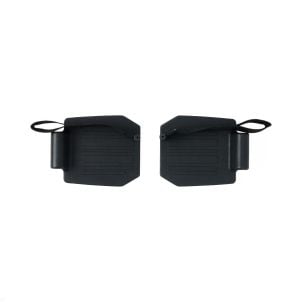Black Footrest Assembly for Ultralight Transport Chair by Medline WCA806965K