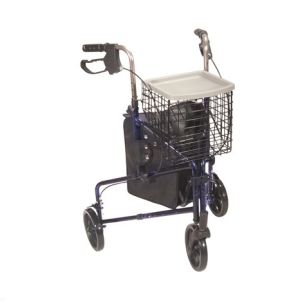 Blue 3 Wheel Rollator by Drive Medical 10289BL