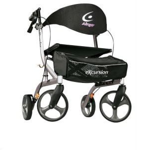 Airgo eXcursion X20 (White) Lightweight Side-fold Rollator by Hugo 700-920WH