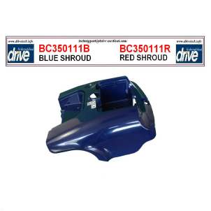 Bobcat 3 Rear Shroud Blue Drive Medical BC350111B