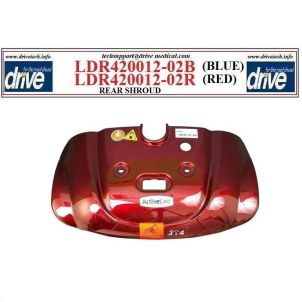 Cobalt Power Chair Blue Rear Shroud Drive Medical LDR420012-02B