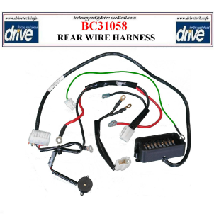 Bobcat 3 Rear Wire Harness Drive Medical BC31058