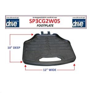 Footrest Assembly for Sunfire Power Scooter By Drive Medical