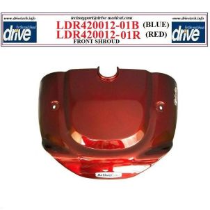 Cobalt Power Chair Red Front Shroud Drive Medical LDR420012-01R