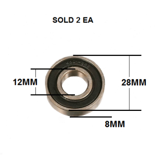 Nitro Rollator Fork Stem Bearings Drive Medical 1026623