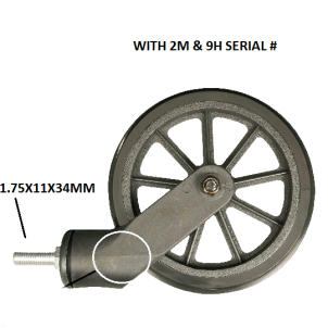 Front Caster for Model 726,R726, R800 Drive Medical 