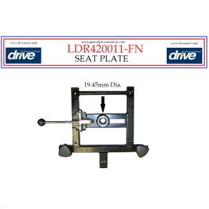 Cobalt Power Chair Seat Plate (19.45mm) Drive Medical LDR420011-FN