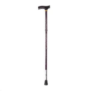 Drive Lightweight Adjustable Folding Cane with T Handle, Black Floral
