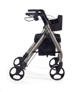 Prima Special Graphite Rollator Walker by Comodita, COM 400 G