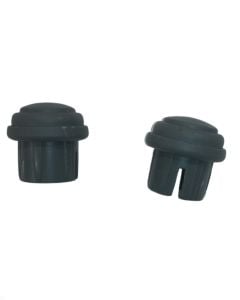 Mushroom Rear Gliding Caps for Walkers, Pair by Drive Medical 10107MC-G