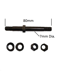 Rear Axle Bolt + Nuts and Washers, Walker Model 10261,1ea 9505W1026111