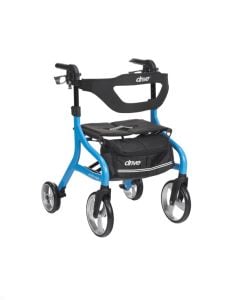 Nitro Sprint Walker Rollator Walker, Blue by Drive Medical 102662BL