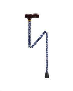 Lightweight Adjustable Blue Daisy Folding Cane T Hle 