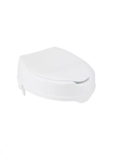 Drive Raised Toilet Seat with Lock and Lid, Standard Seat, 2"