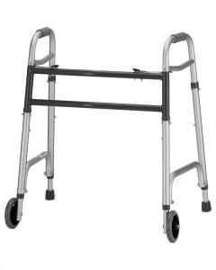 Heavy Duty Folding Walker 5 inch Wheels by Nova 4095DW5