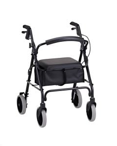 ZOOM 22 ROLLING WALKER - BLACK by Nova