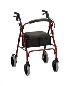 ZOOM 24 ROLLING WALKER - RED