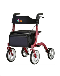 The Express Rollator, Red by Nova