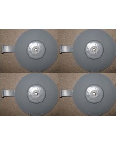 Bellavita Screw In Suction Cups, Set of 4, Gray