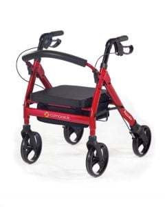 Piccola Red Rollator Walker by Comodita, COM 600 R