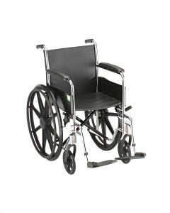 HAMMERTONE WHEELCHAIR- 16 INCH WITH FIXED ARM & SWINGAWAY FOOTREST by Nova