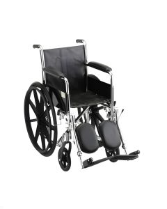 HAMMERTONE WHEELCHAIR- 16 INCH WITH FIXED ARM & ELEVATING LEGREST 