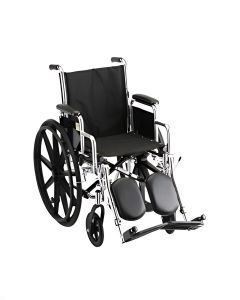 HAMMERTONE WHEELCHAIR- 18 INCH WITH DETACHABLE ARMS & ELEVATING LEGREST 