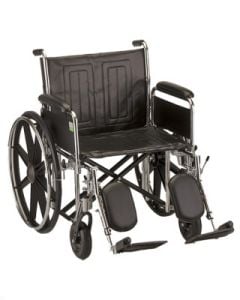 HAMMERTONE WHEELCHAIR- 22 INCH WITH DETACHABLE FULL ARMS & ELEVATING LEGREST by Nova