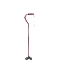 Airgo Comfort-Plus Cane with MiniQuad Ultra-stable Tip, Burgundy 730-858