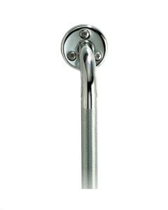 AquaSense Knurled Chrome Grab Bar (16 inches) by Drive Medical, 785-102