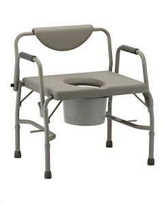Bariatric Drop Arm Commode by Nova, 500 LB Capacity 8583