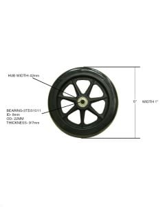 Front Wheel 10261 Rollators by Drive Medical 9505W1026112