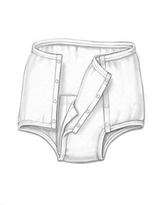 Simplicity Cotton Snap Pants Small 22" To 28" Each (1 Each)