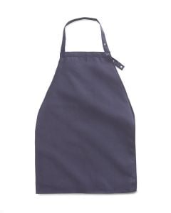 A Dozen Medline Apron Style Dignity Napkin Snap Closure in Navy Blue MDT014113NAVY 19x27