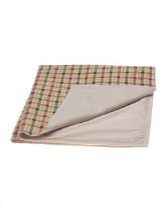 A DozenTriumphant Reusable Underpads - Tan - Plaid | 12 36.000 IN