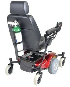 Power Mobility Oxygen Cylinder Tank Carrier by Drive Medical
