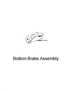 Bottom Brake Assembly Hugo Walkers B01-159