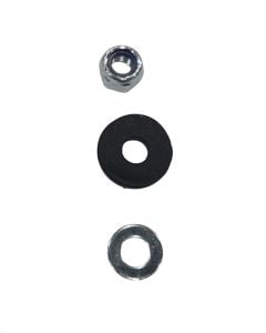 Hardware 8" Rear Wheel Airgo, Solid Black B01-142 (Default)