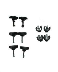 Handle Bar & Leg Height Adj Hardware Hugo Fit 6 Rolling Walker Drive Medical B14-801