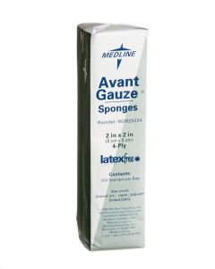 Bag of 200 Medline Avant Gauze Non Woven Non Sterile Sponges NON25224Z