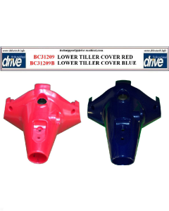 Bobcat 4 Lower Tiller Cover Red Drive Medical BC31209D