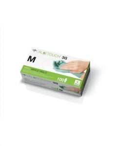 Box of Aloetouch 3G Powder-Free Latex-Free Synthetic Exam Gloves Large