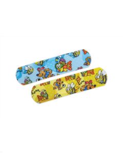 Box of Medline CURAD Medtoons Adhesive Bandages Cartoon NON256130
