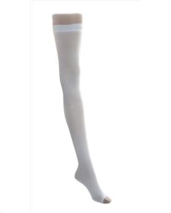 Box of Medline EMS Thigh Length Anti Embolism Stockings White X Large MDS160884H