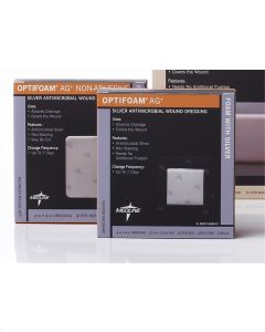 Box of Medline Opti Antimicrobial Non Adhesive Dressings MSC9614EPZ